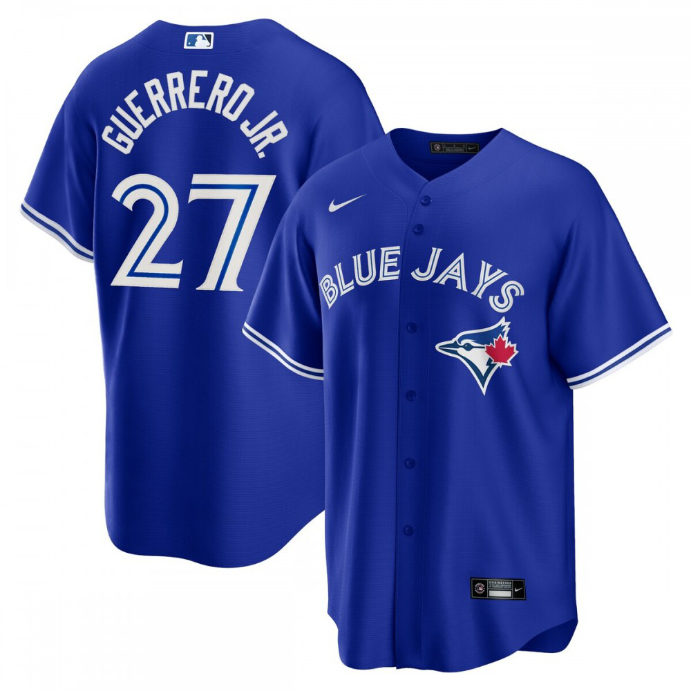 Vladimir Guerrero Jr. Toronto Blue Jays Alternate Replica Player Name Jersey - Royal-Pro Kit Vault | Brand New 26/27 Sports Jerseys